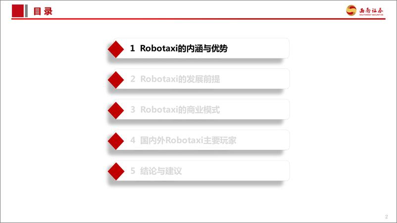 《西南证券-智能驾驶专题报告_Robotaxi商业化加速_高阶智驾未来已来》 - 第3页预览图