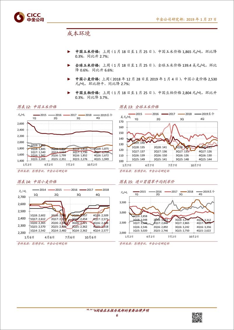 《食品饮料行业乳业月报：1月国内与国际奶价均环比提升-20190127-中金公司-12页》 - 第7页预览图