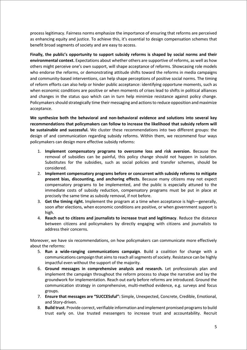 《世界银行-补贴改革成功的行为解决方案：研究报告（英）-2024.7-64页》 - 第5页预览图