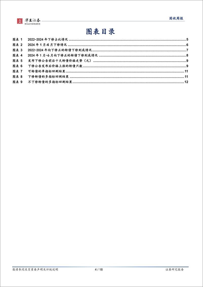 《转债：下修条款大面积触发，博弈策略有效性如何？-240623-华安证券-18页》 - 第4页预览图