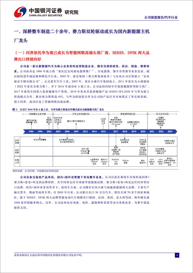 《赛力斯(601127)出口%2b智能化，双品牌成就一流新能源汽车头部厂商-240508-银河证券-28页》 - 第4页预览图