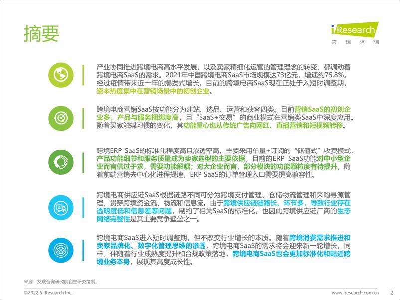 《2022-2022年中国跨境电商SaaS行业研究报告》 - 第2页预览图