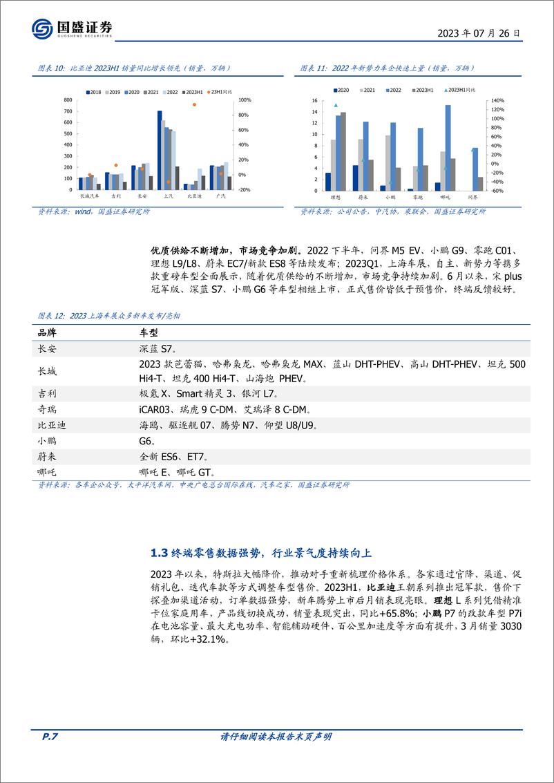 《广发汽车ETF（159512）投资价值分析：新能源大势所趋，自主品牌汽车迈向全球-20230726-国盛证券-18页》 - 第8页预览图