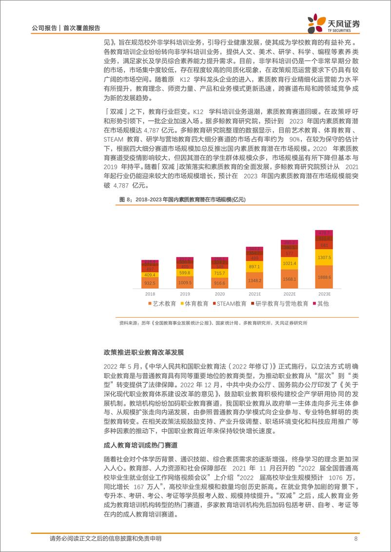 《昂立教育-600661.SH-启动成长新征程-20240514-天风证券-14页》 - 第8页预览图