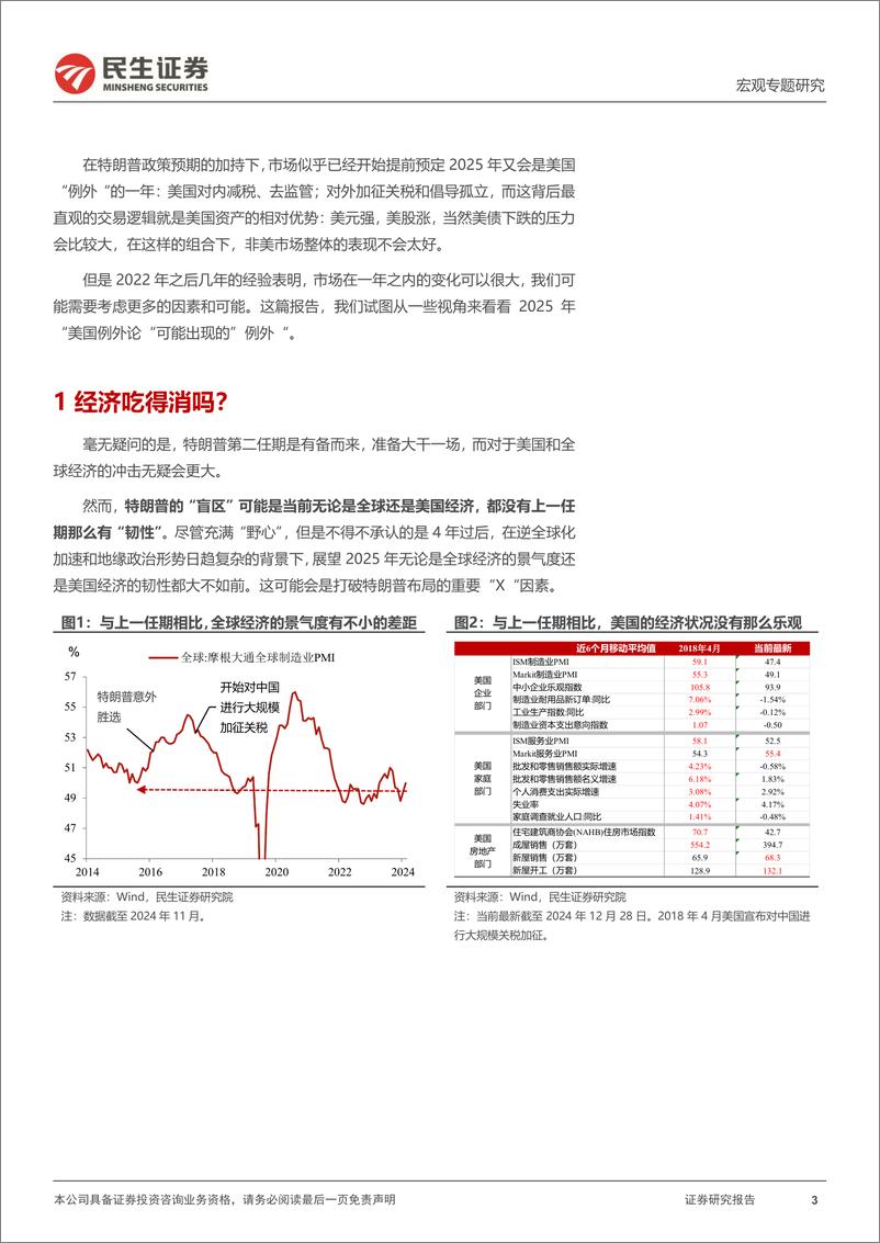 《大类资产系列-2025：“美国例外论”的“例外”？-250103-民生证券-15页》 - 第3页预览图