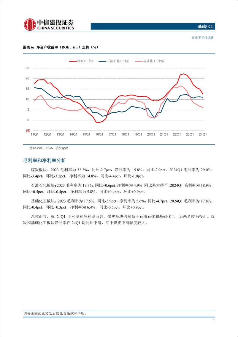 《基础化工行业化工及能源板块23年报及24年一季报综述：基化资本开支增速放缓，供需格局有望优化-240606-中信建投-71页》 - 第6页预览图