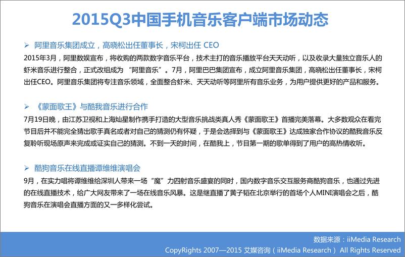 《2015Q3中国手机音乐客户端季度监测报告》 - 第3页预览图