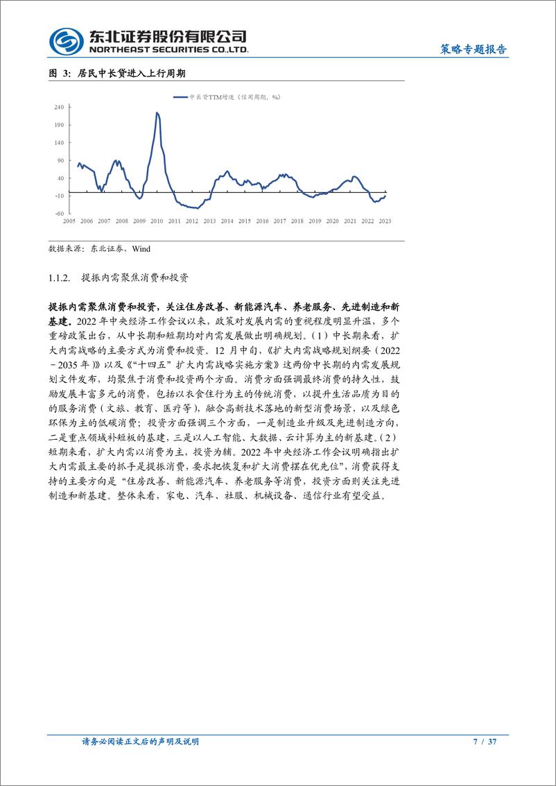 《2023年年度展望系列之二暨行业配置展望：成长与消费双轮驱动-20230209-东北证券-37页》 - 第8页预览图