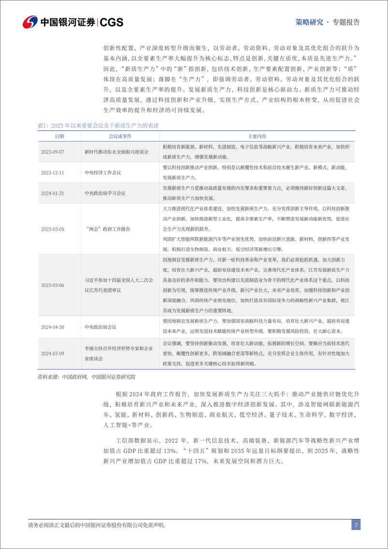 《二十届三中全会公报》对A股市场投资的战略指导-240718-银河证券-30页 - 第8页预览图