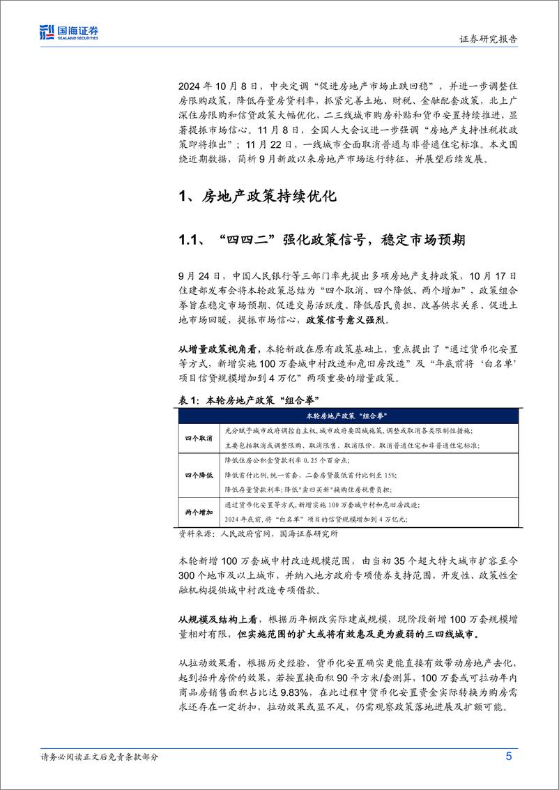 《固定收益专题研究：“稳地产”成效几何？-241128-国海证券-21页》 - 第5页预览图