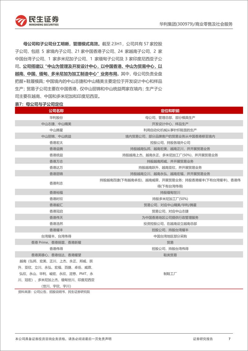 《深度报告-20240116-民生证券-华利集团-300979.SZ-深度报运动鞋履代工龙产能扩张与产品结构优化带来新增341mb》 - 第7页预览图