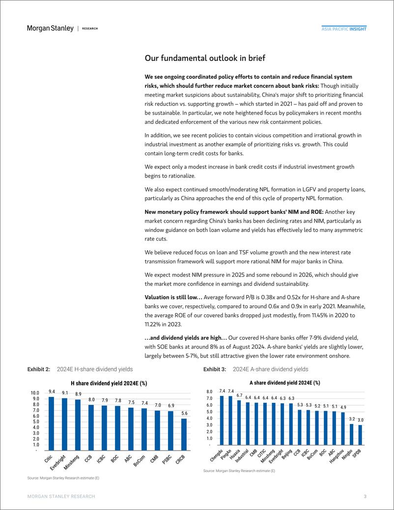 《Morgan Stanley-China – Banks Look for outperformance for the fourth year i...-109875071》 - 第3页预览图