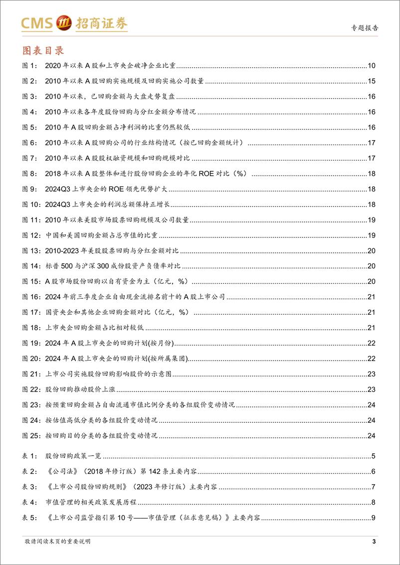 《股份回购专题研究：央国企价值提升系列研究之三-241108-招商证券-28页》 - 第3页预览图