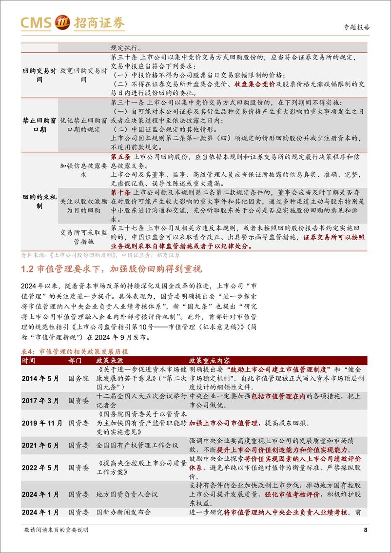 《股份回购专题研究：央国企价值提升系列研究之三-241108-招商证券-28页》 - 第8页预览图