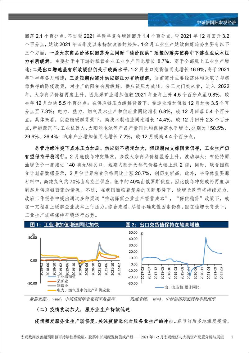 《宏观经济与大类资产配置月报（2022年2月）：宏观数据改善超预期但可持续性待验证，股票中长期配置价值或凸显-20220322-中诚信国际-19页》 - 第6页预览图