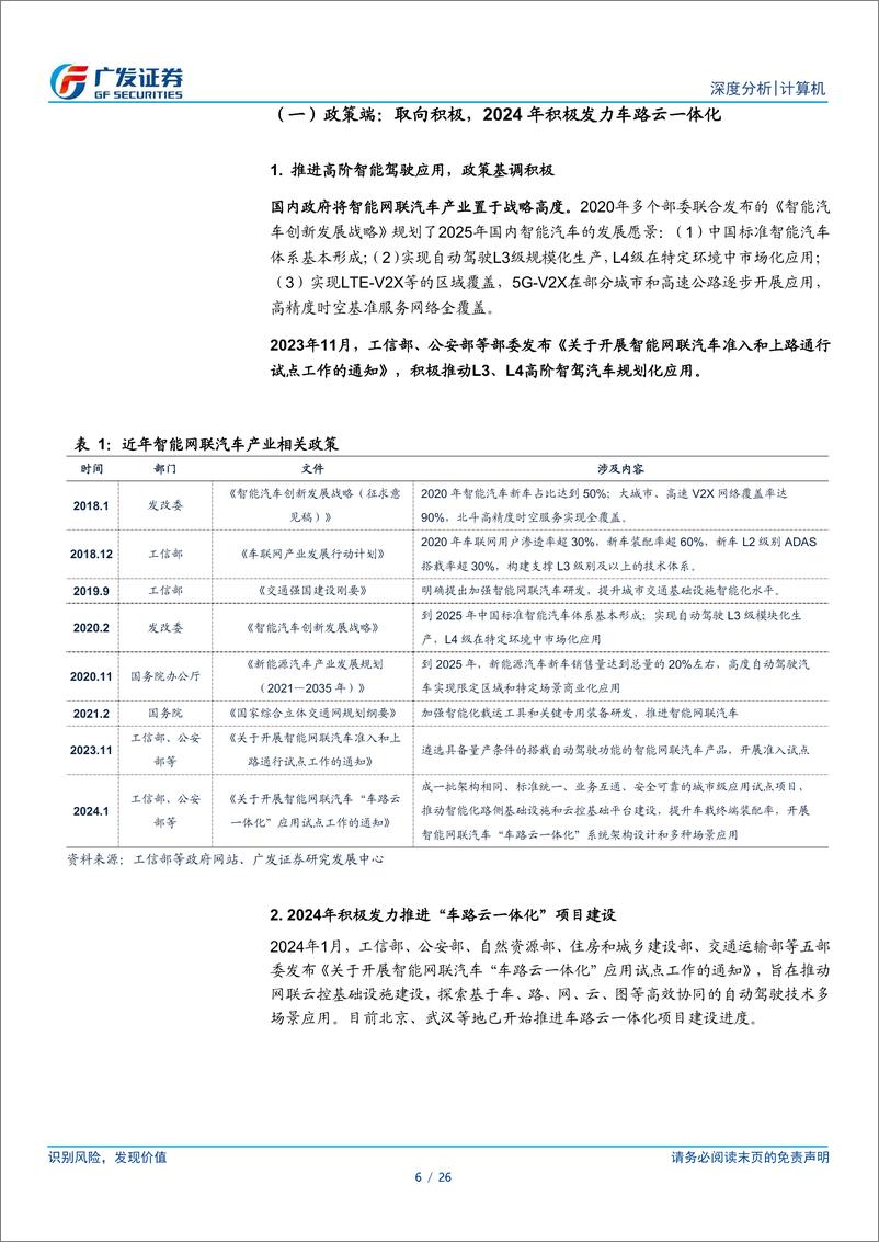 《计算机行业：政策、技术、成本共振，Robotaxi商业化快速推进-240716-广发证券-26页》 - 第6页预览图