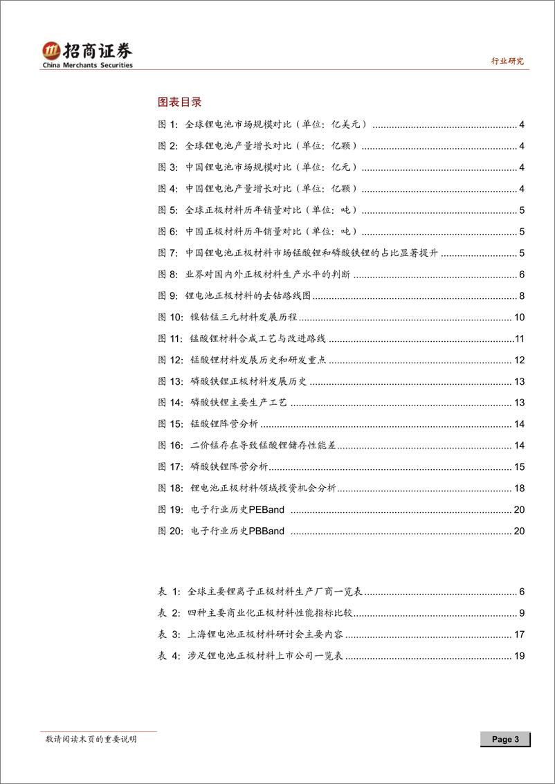 《招商系列-锂电正极材料行业深度研究：锂电池正极材料的“三国演义”格局分析》 - 第3页预览图