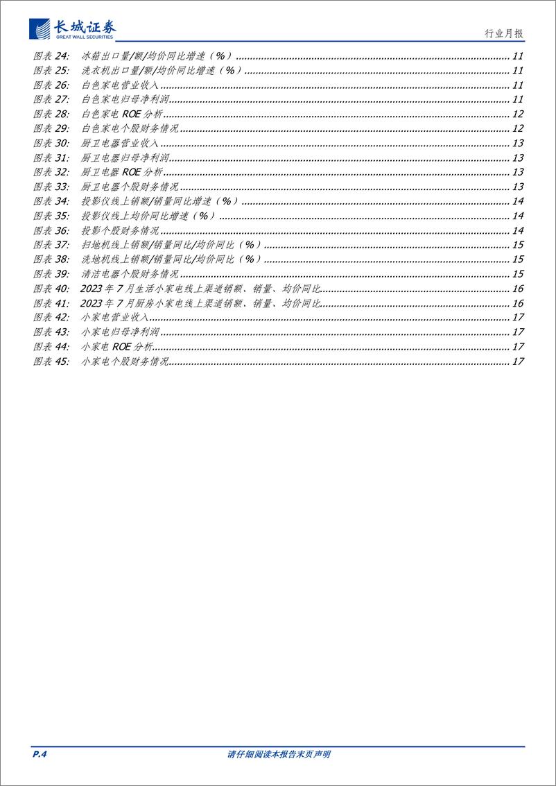 《家电行业月报：中报印证复苏逻辑，关注赛道龙头弹性-20230906-长城证券-20页》 - 第5页预览图