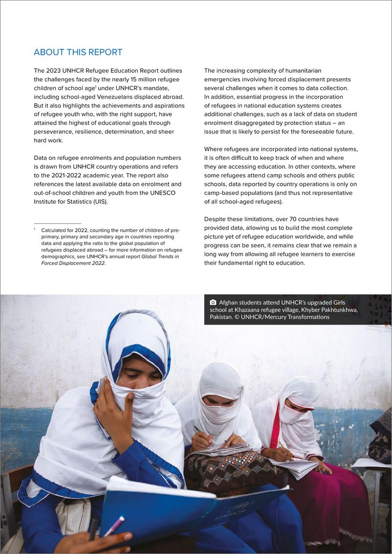 联合国难民署《2023年教育报告》——释放潜力：受教育和机会的权利-24页 - 第2页预览图