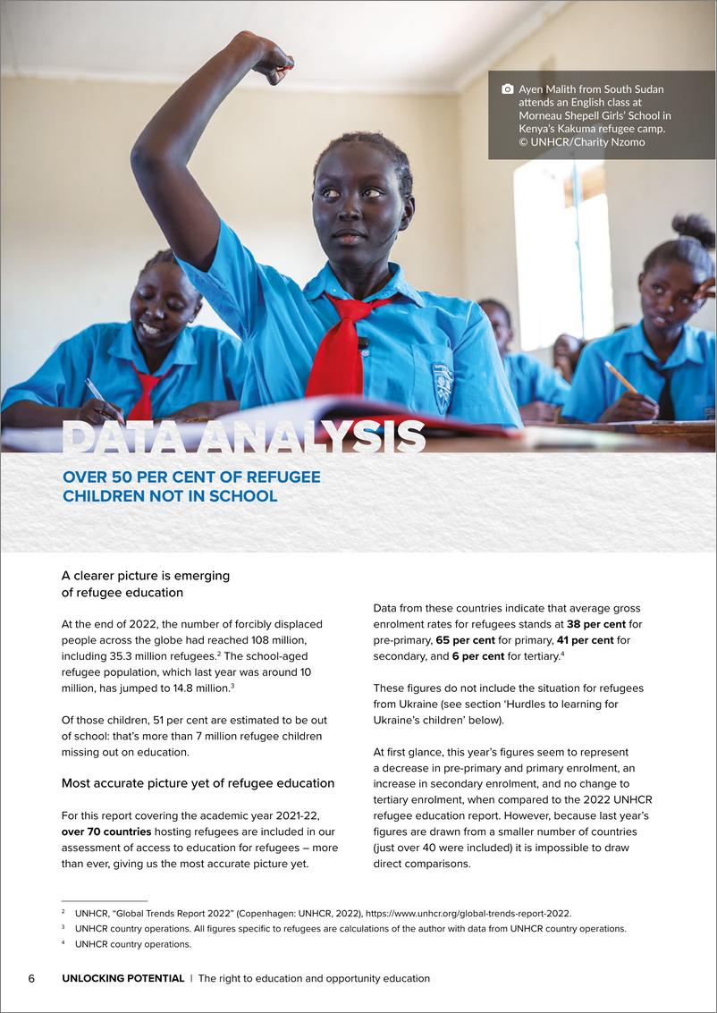 联合国难民署《2023年教育报告》——释放潜力：受教育和机会的权利-24页 - 第6页预览图
