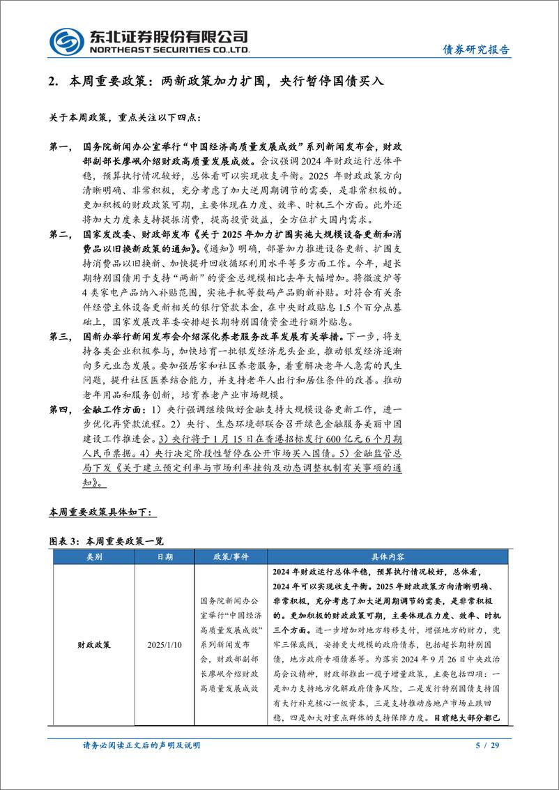 《政策及基本面观察：央行暂停国债买入，原油价格震荡上行-250116-东北证券-29页》 - 第5页预览图