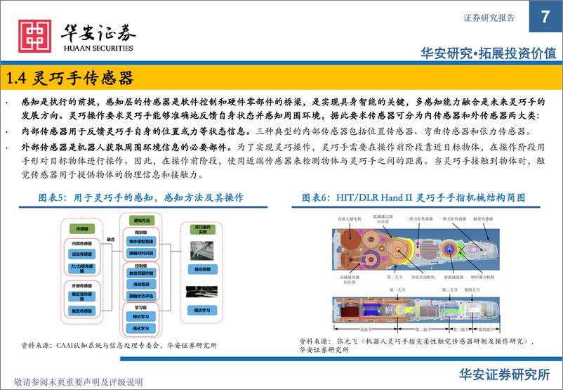 《华安证券-灵巧手_人形机器人应用落地的关键》 - 第7页预览图