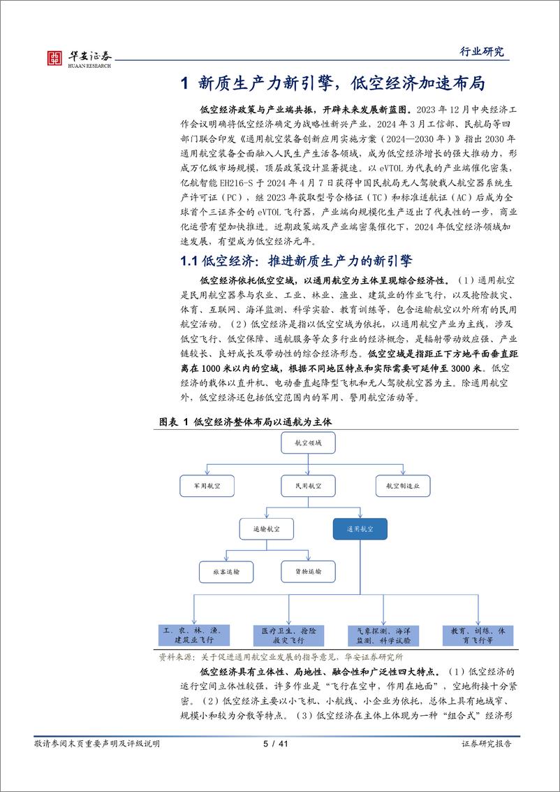 《华安证券-低空经济系列报告一：新质生产力，低空新篇章》 - 第5页预览图