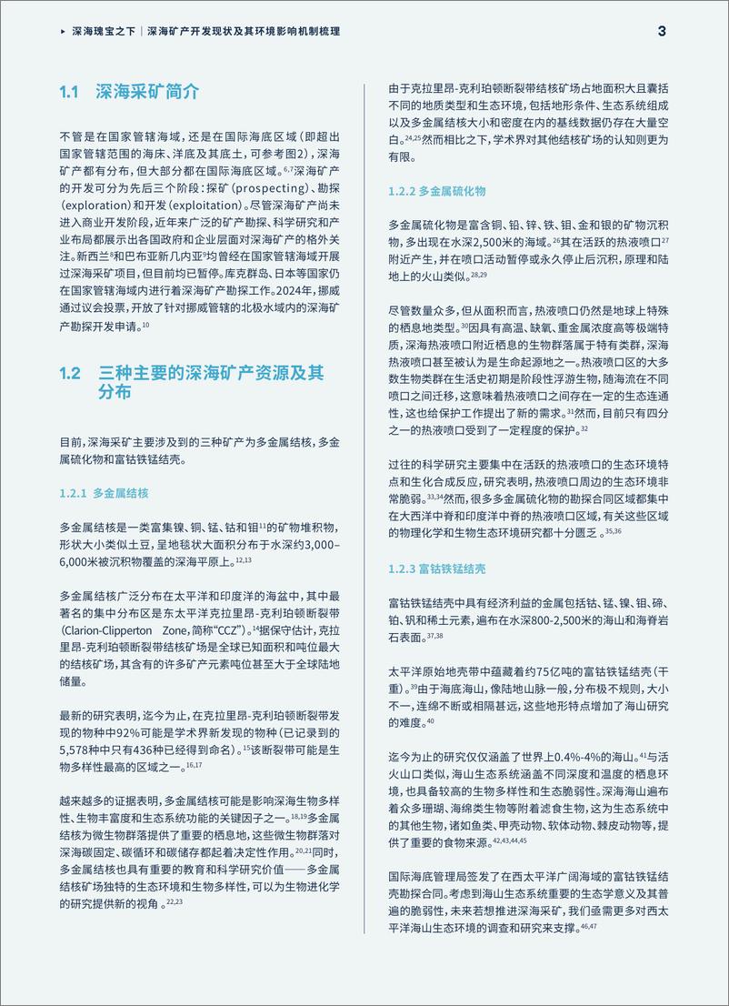 《2024深海瑰宝之下报告——深海矿产开发现状及其环境影响机制梳理-绿色和平》 - 第6页预览图