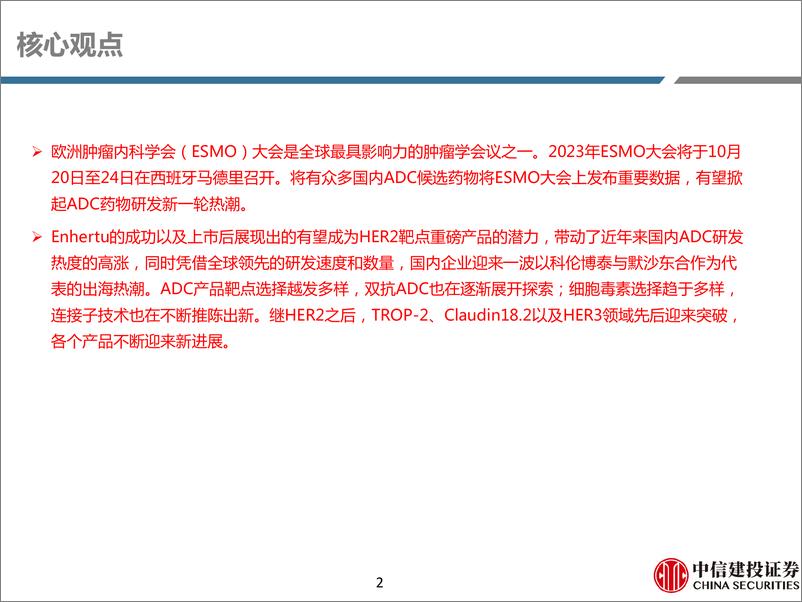 《医药行业深度研究：再看ADC，布局全面、创新不辍-中信建投-2023》 - 第3页预览图