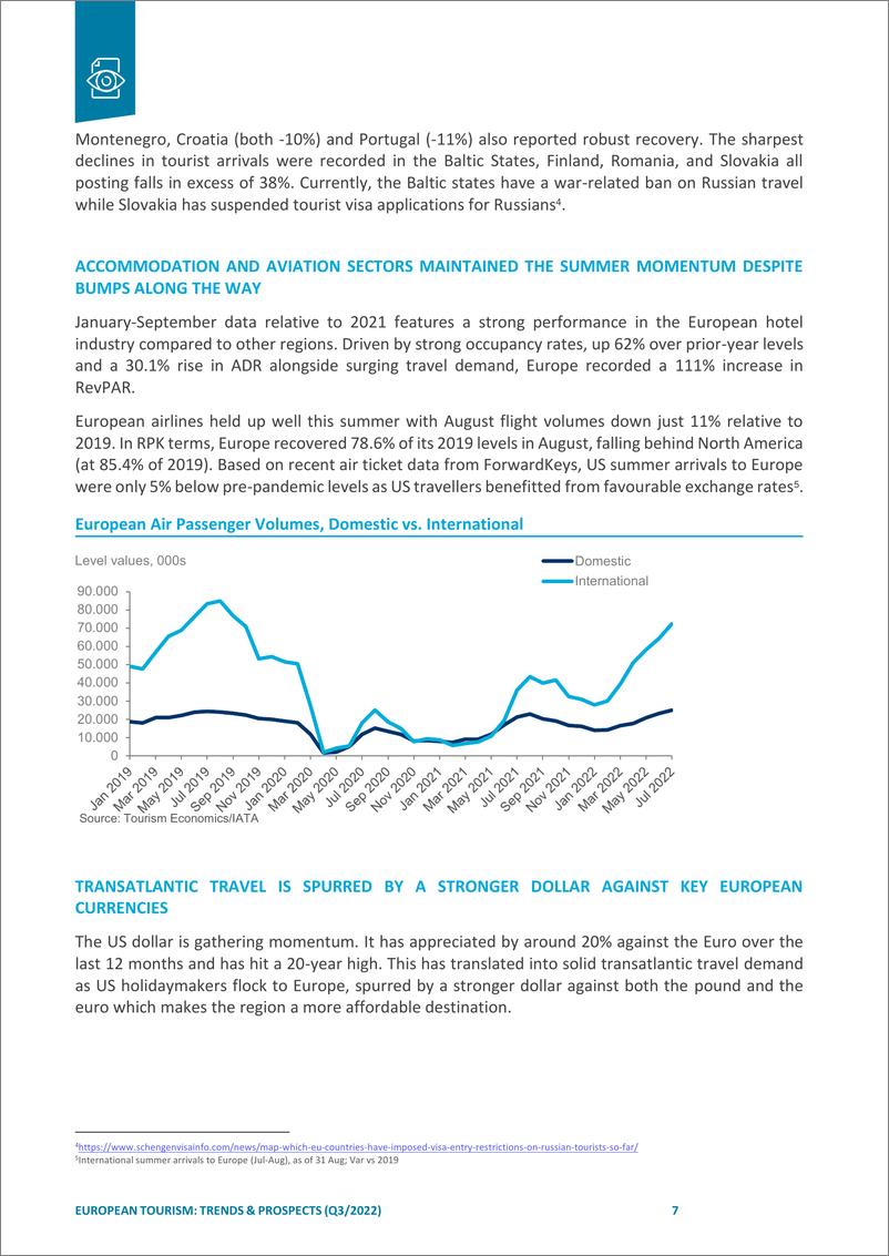 《ETC-2022年欧洲旅游业——趋势与前景（2022年第3季度）（英）-56页》 - 第8页预览图