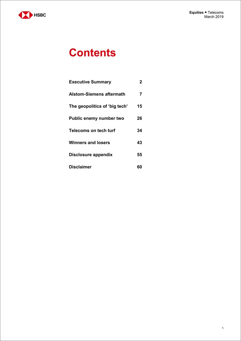 《汇丰银行-全球-电信通讯行业-公敌2号：大型科技企业成为监管机构的首要目标-2019.3.20-62页》 - 第3页预览图