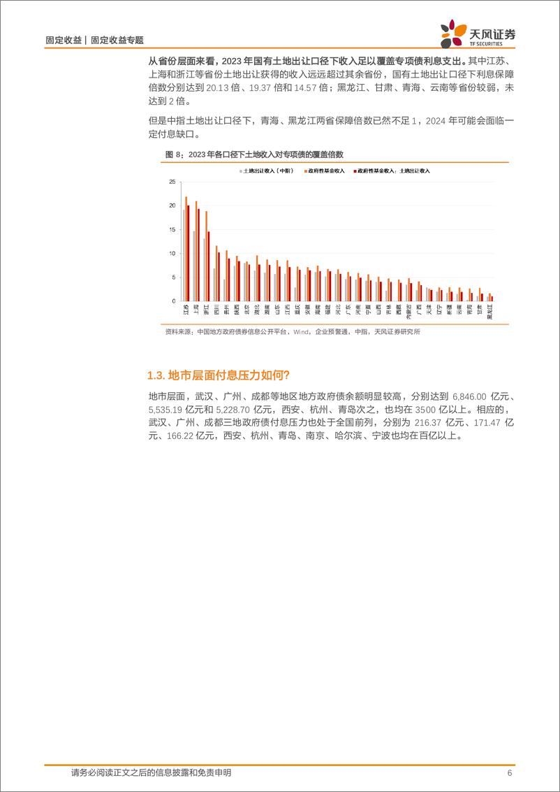 《城投专题研究：2023年地方债付息压力几何？-240627-天风证券-11页》 - 第6页预览图