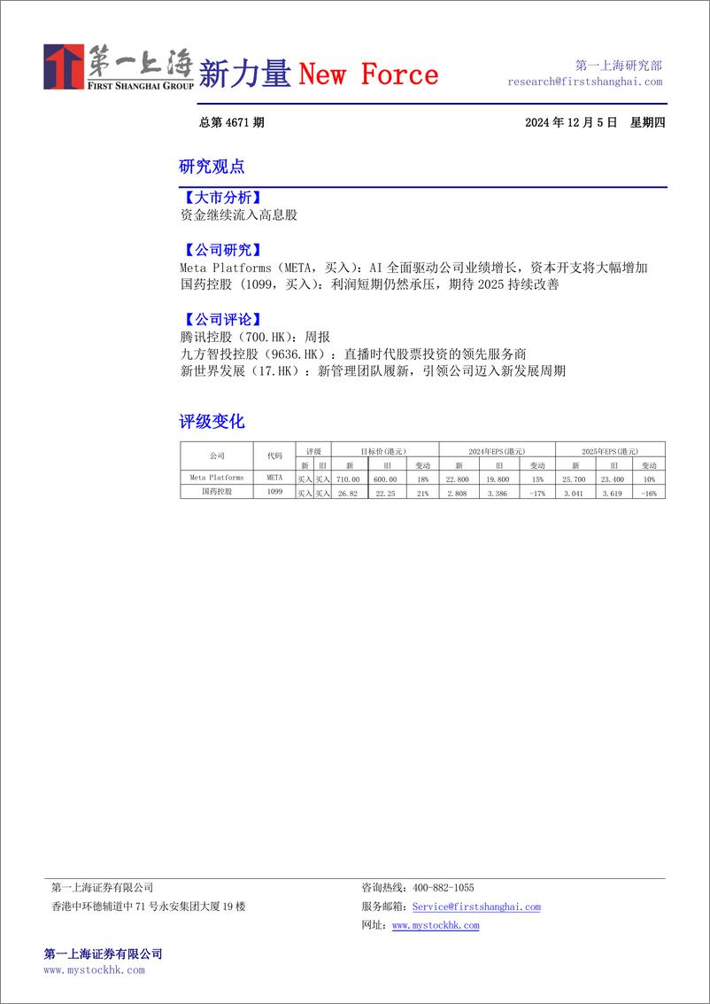 《新力量New＋Force总第4671期-241205-第一上海-13页》 - 第1页预览图