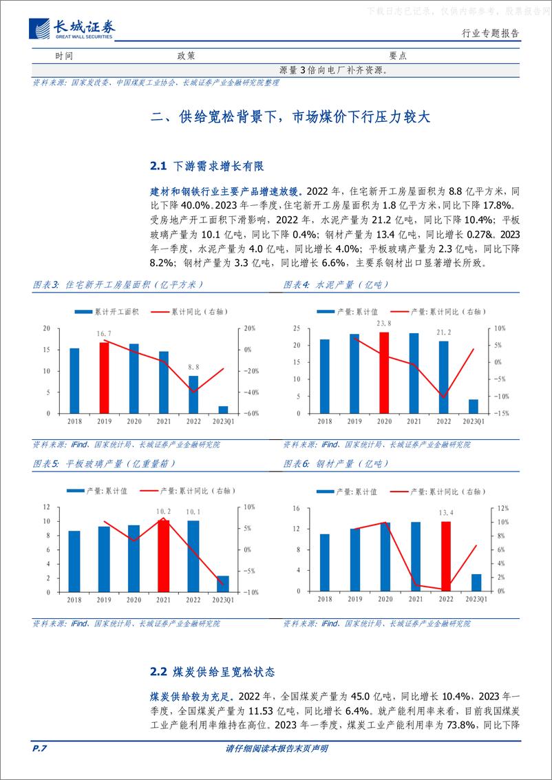 《长城证券-煤炭行业专题报告：长协价格中枢有稳定支撑，高长协比例煤企仍有盈利空间-230604》 - 第7页预览图