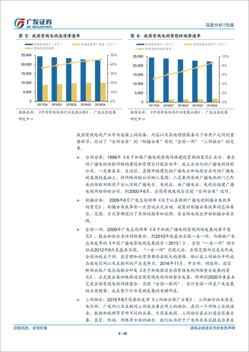 《传媒行业：广电行业系列报告之海外映射，从美日韩三网融合进程看有线网络的挑战与机遇-20190419-广发证券-48页》 - 第7页预览图