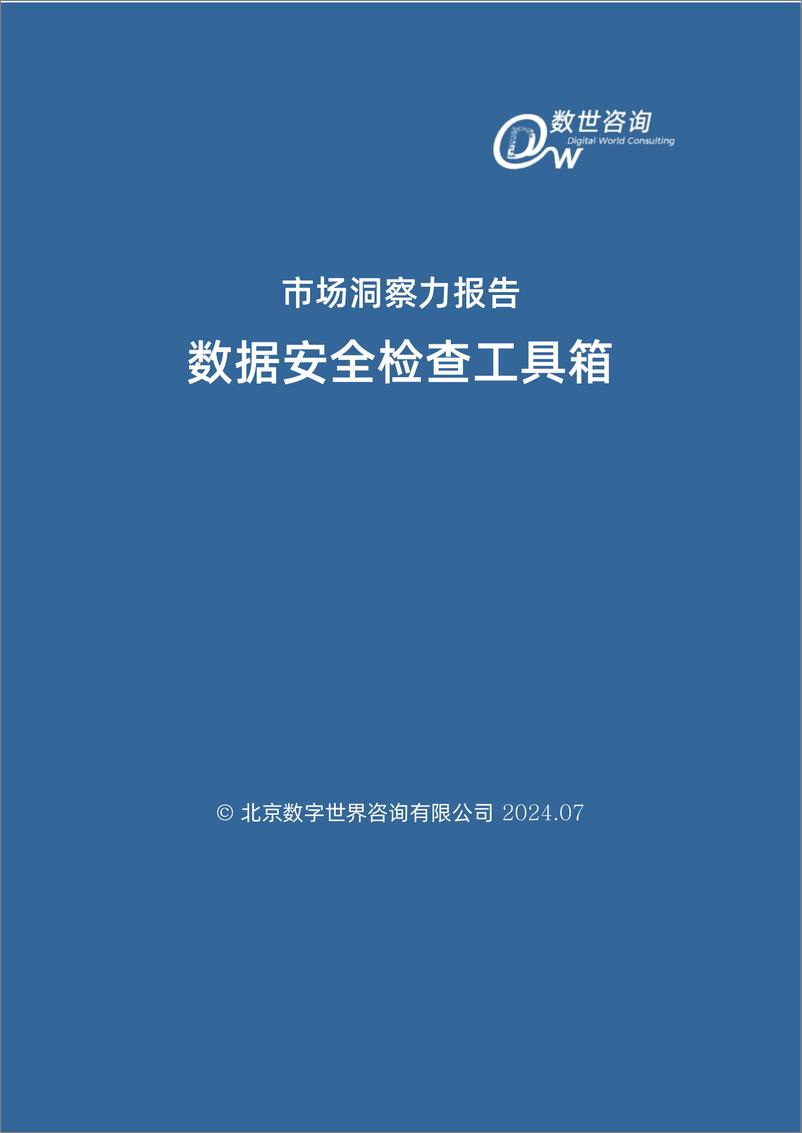 《市场洞察力报告-数据安全检查工具箱-20页》 - 第2页预览图