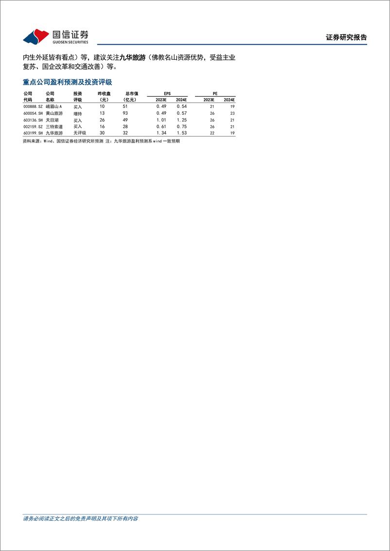 《景区行业专题：暑期旺季可期，国企改革加速-20230531-国信证券-29页》 - 第3页预览图