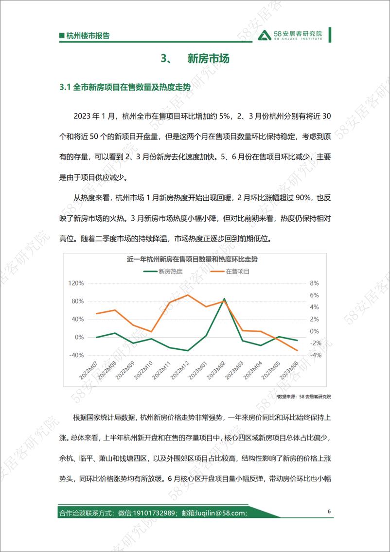 《58安居客房产研究院-2023年上半年杭州楼市报告-20页》 - 第7页预览图