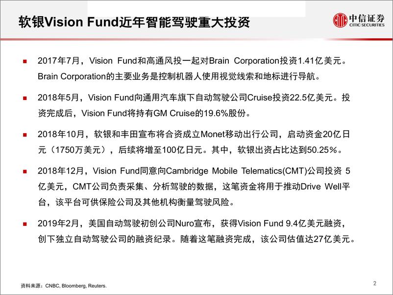 《汽车行业车闻天下第137期：从一级市场融资看智能驾驶-20190315-中信证券-14页》 - 第4页预览图