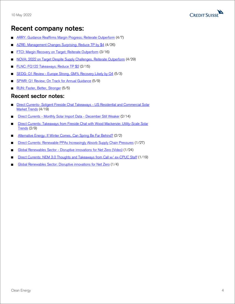 《瑞信-美股清洁能源行业-问题库：2022年可再生能源和公用事业会议-2022.5.10-30页》 - 第5页预览图