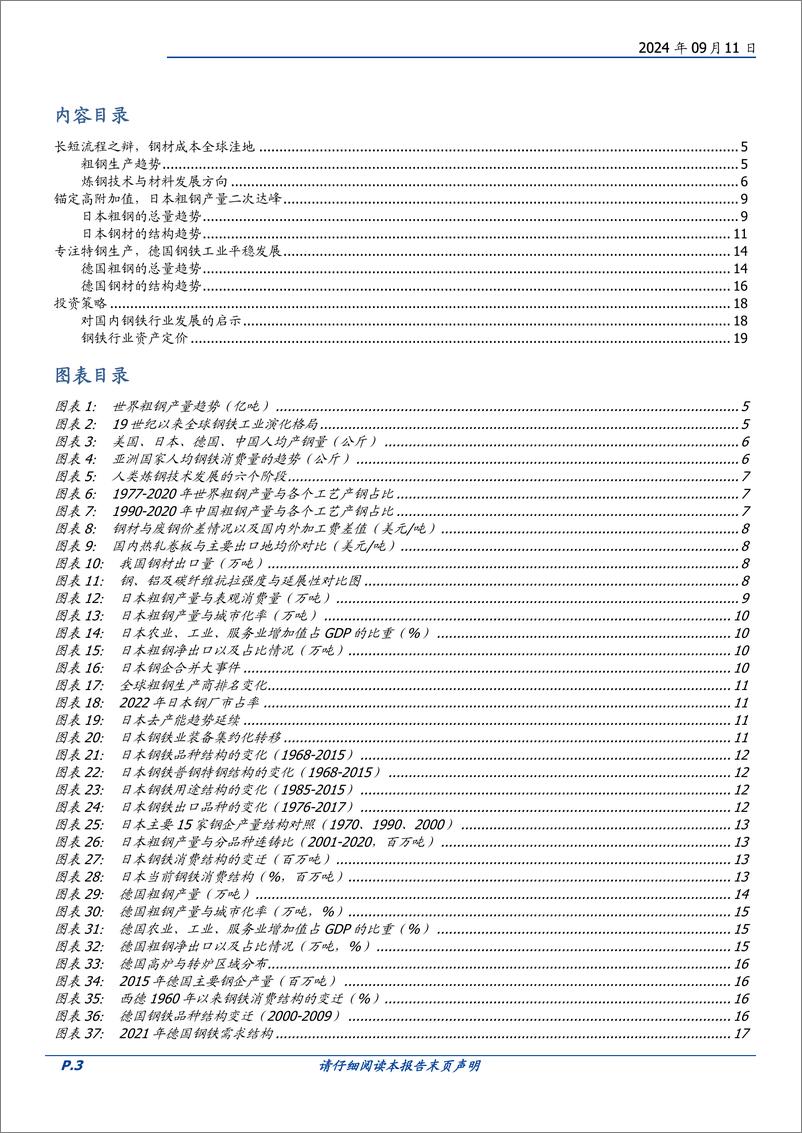 《钢铁行业专题研究：工业化成熟期钢种结构的变迁-240911-国盛证券-23页》 - 第3页预览图