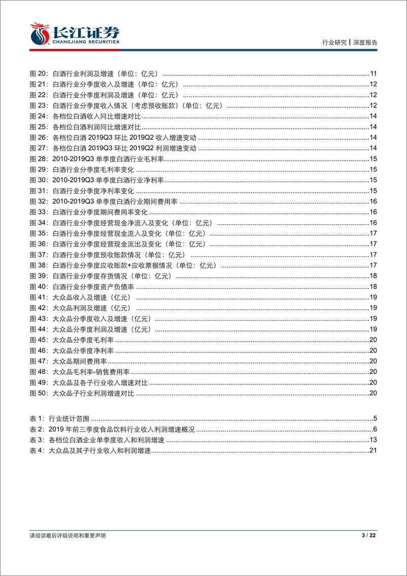 《食品饮料行业2019年三季报综述之白酒篇：回归稳健，分化加剧-20191105-长江证券-22页》 - 第4页预览图