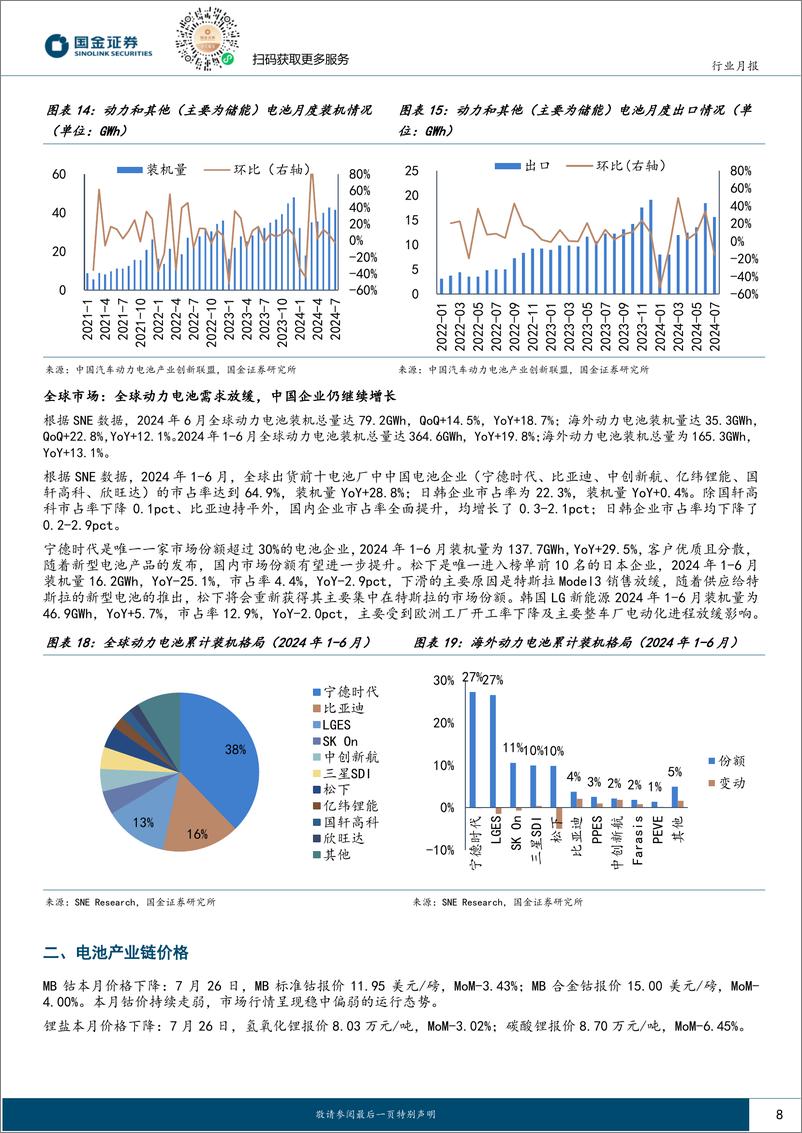 《汽车及汽车零部件行业研究：动力稳健增长，户储需求爆发-240826-国金证券-17页》 - 第8页预览图