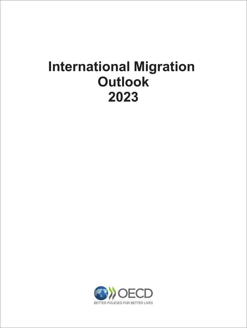 《OECD经合组织_2023年国际移民展望报告_英文版_》 - 第3页预览图