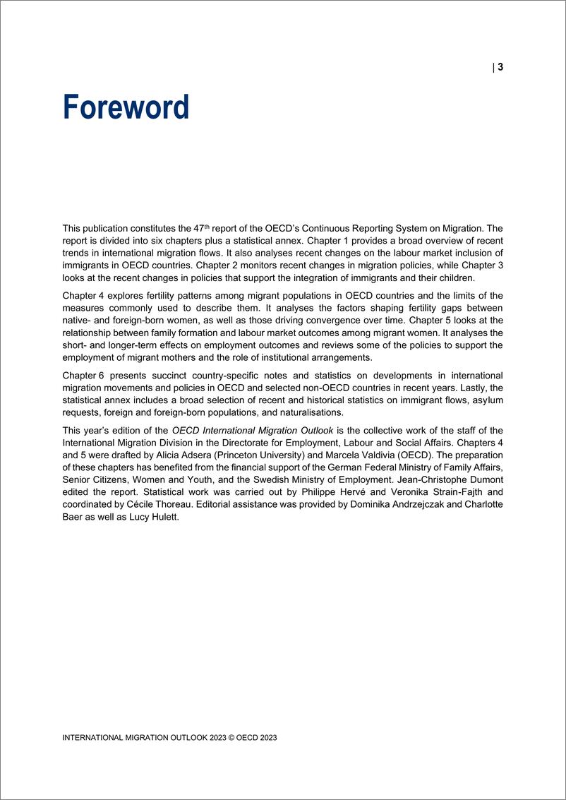 《OECD经合组织_2023年国际移民展望报告_英文版_》 - 第5页预览图