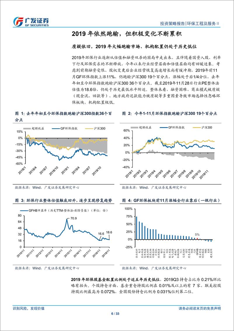 《环保行业2020年投资策略：焕发新生，融资改善端倪已现，业绩拐点趋势明朗-20191201-广发证券-33页》 - 第7页预览图