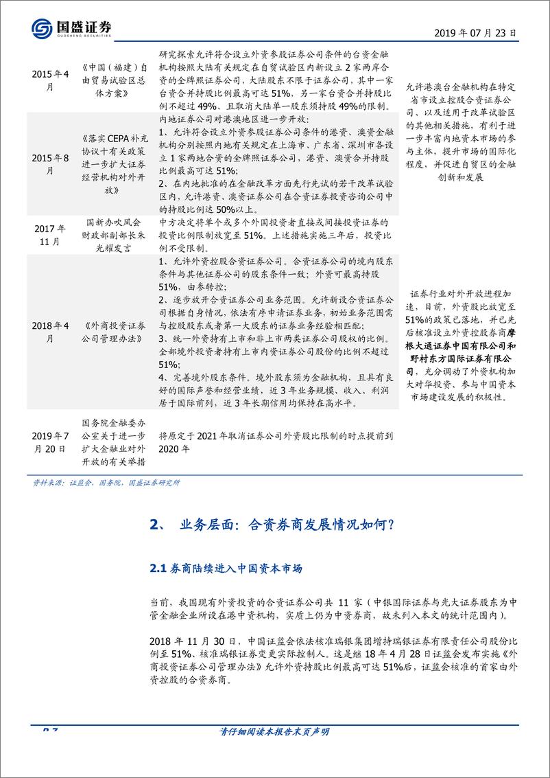 《证券行业金融开放专题系列二：对证券行业有何影响？-20190723-国盛证券-16页》 - 第8页预览图