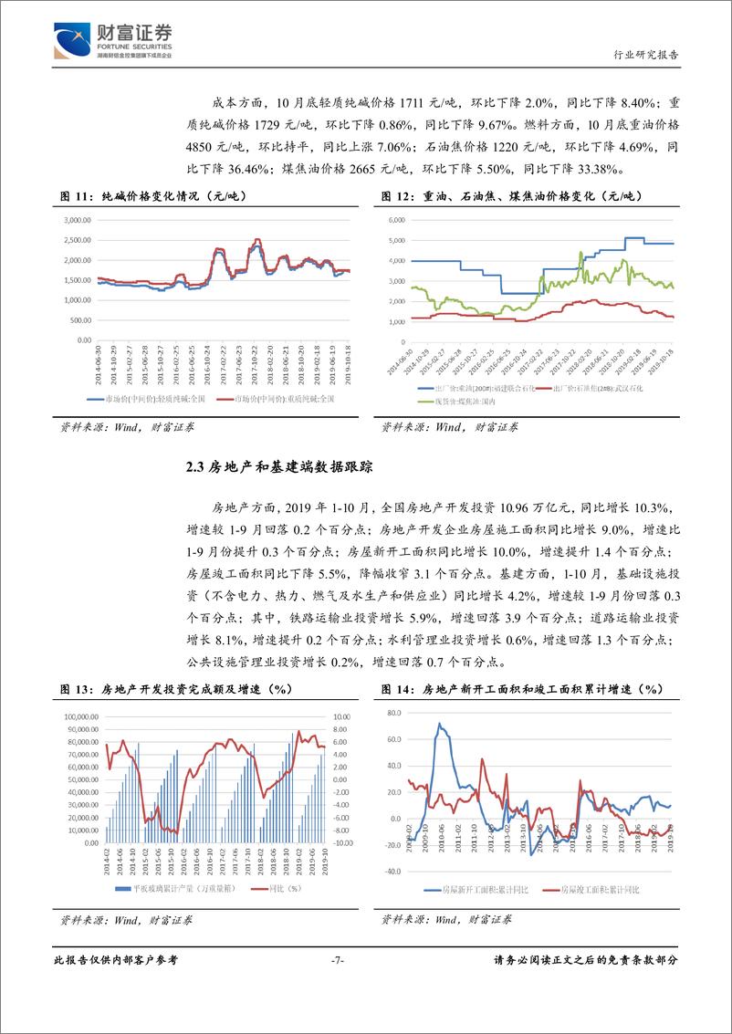 《建筑材料行业月度报告：竣工持续回暖，关注地产后周期建材-20191114-财富证券-10页》 - 第8页预览图