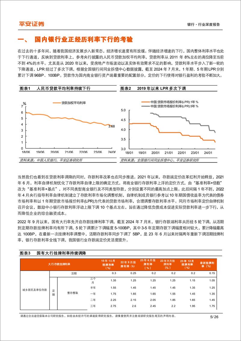 《平安证券-海外银行业研究_从国际经验看低利率时期商业银行经营》 - 第5页预览图