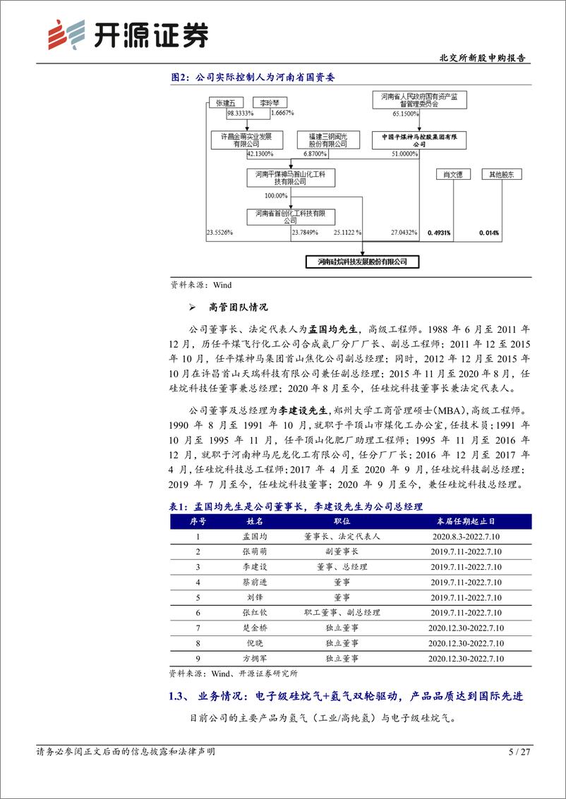 《北交所新股申购报告：硅烷科技，氢气、硅烷气双轮驱动，高纯氢及高纯多晶硅提供未来业绩增长点-20220907-开源证券-27页》 - 第6页预览图